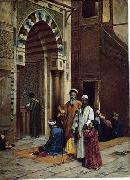 Arab or Arabic people and life. Orientalism oil paintings 594
